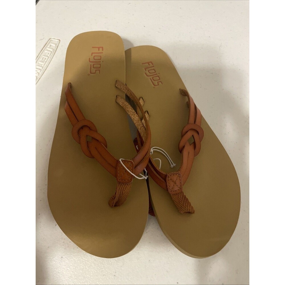 Flojos Women's Azure Sandals Tan / Natural Size 6 New